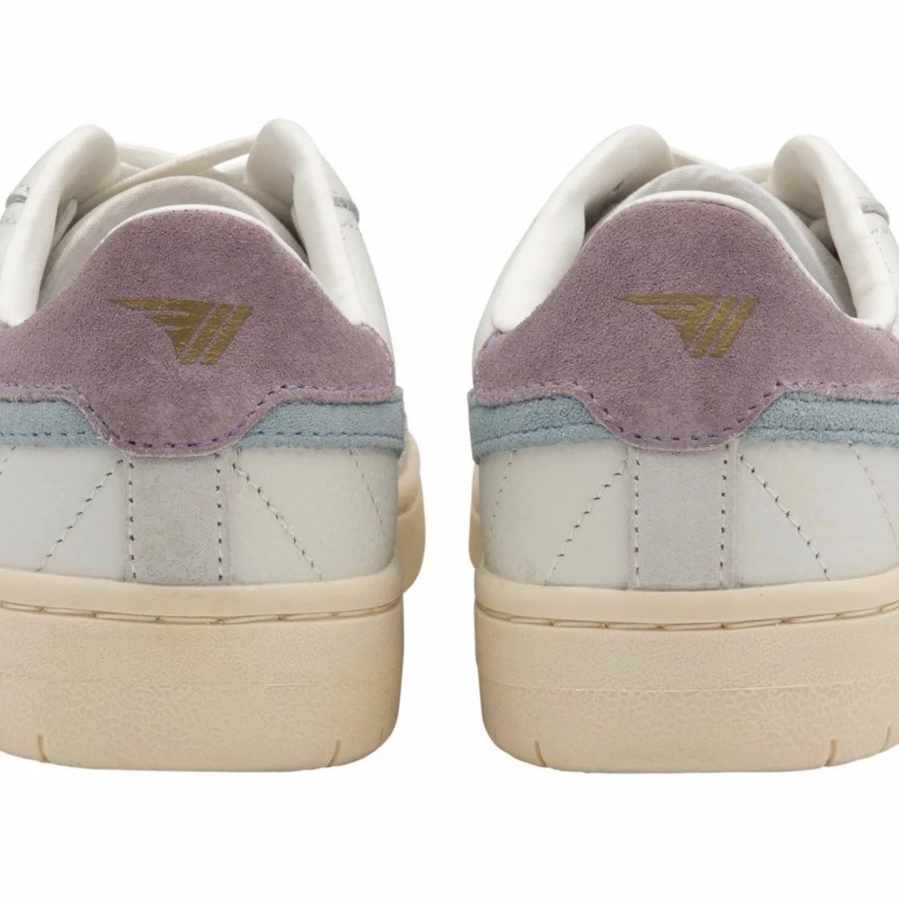 Gola White and Light Blue Low Top Sneakers - Picture 2 of 12